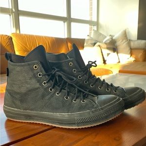 Winterized Converse Chuck Taylors
